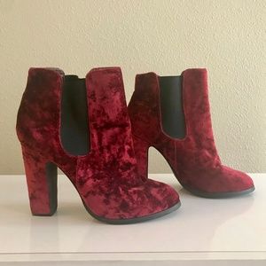 Red Velvet Booties
